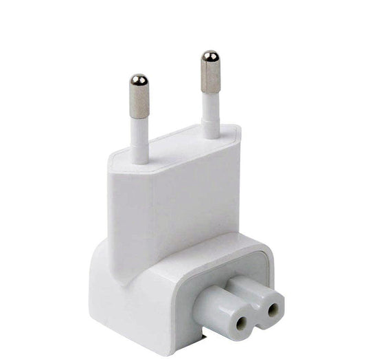 US to Europe Plug Converter Travel Charger Adapter for Apple iBook MacBook (White)